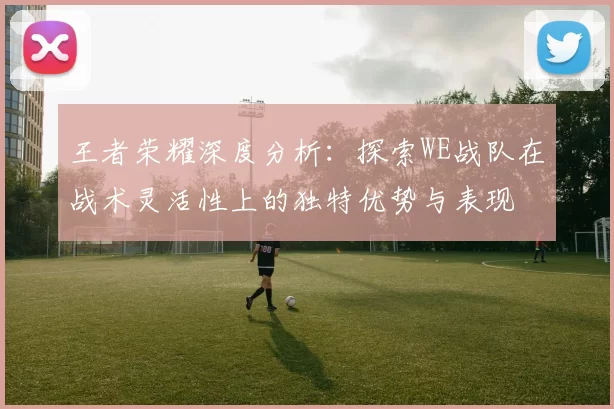 王者荣耀深度分析：探索WE战队在战术灵活性上的独特优势与表现